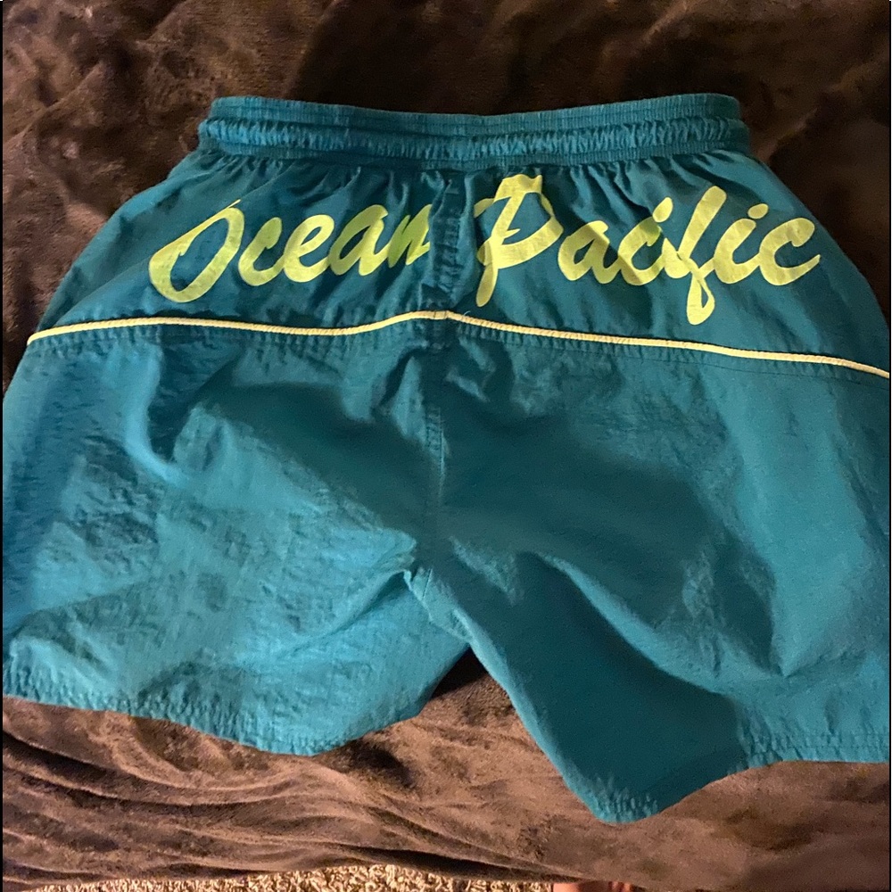 Vintage Retro Ocean Pacific Men’s Trunks Small - Picture 4 of 12